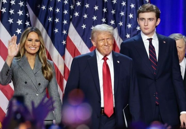 Barron Trump, hijo menor del Donald Trump. Foto: Instagram