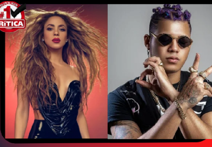 Boza embolillado con Shakira en Billboard. Orion está pegado