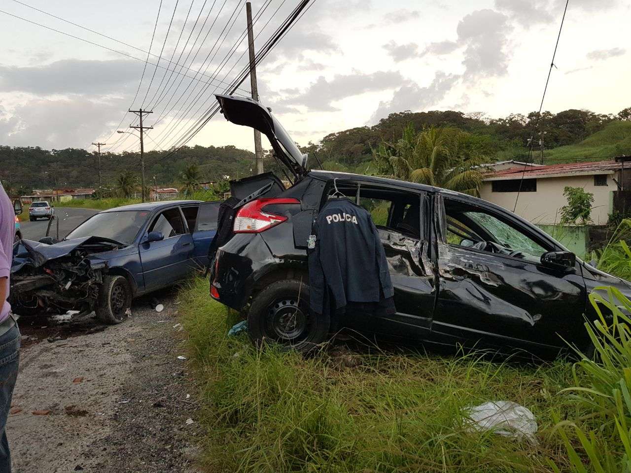 Afortunadamente no se reportaron víctimas mortales por este hecho de tránsito. Foto: Delfia Cortez