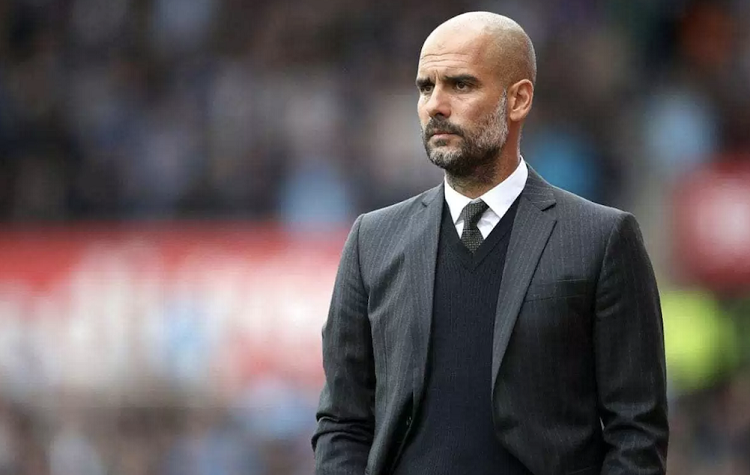 Pep Guardiola, entrenador del Manchester City. Foto. EFE