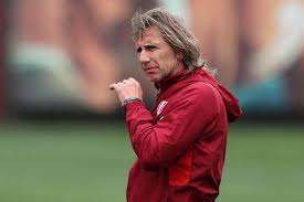 Ricardo Gareca, técnico de la selección mayor Masculina de fútbol de Peru. 