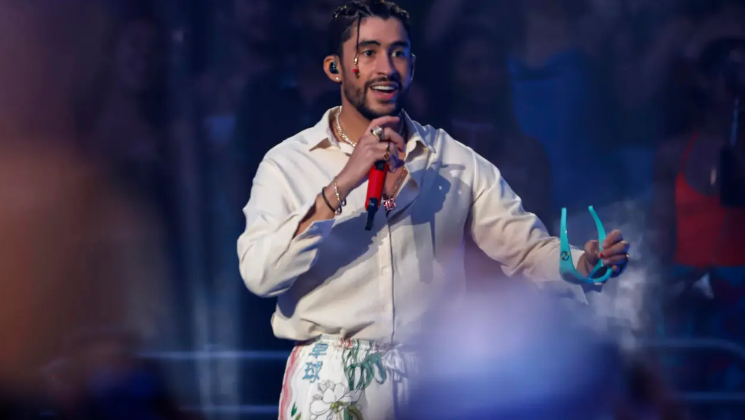 El artista puertorriqueño Bad Bunny, en una fotografía de archivo. Foto: EFE