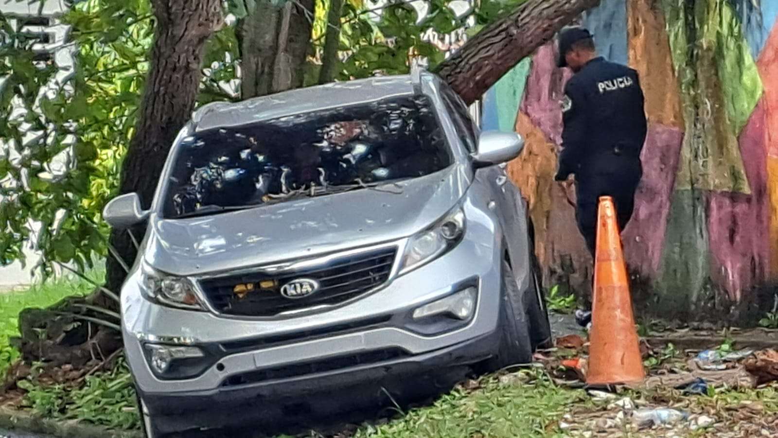 El sujeto se salvó tras el ataque a tiros.   (Foto: Landro Ortiz)