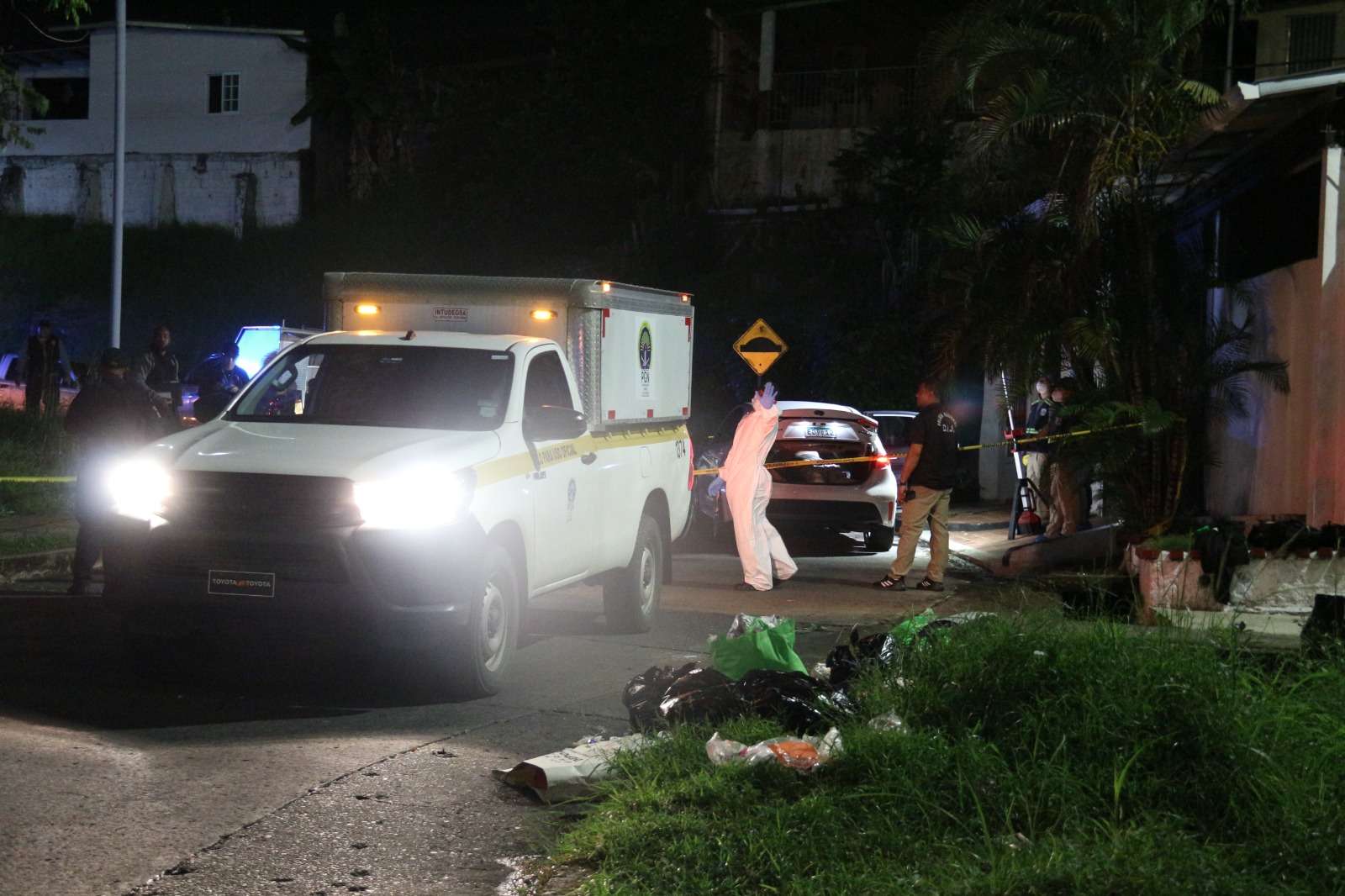 Escena del crimen en Los Andes. (Foto-Video: Alexander Santamaría)