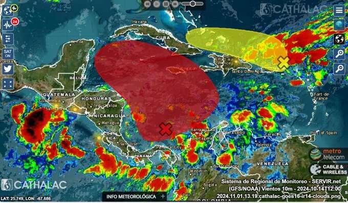 Mapa climatológico.