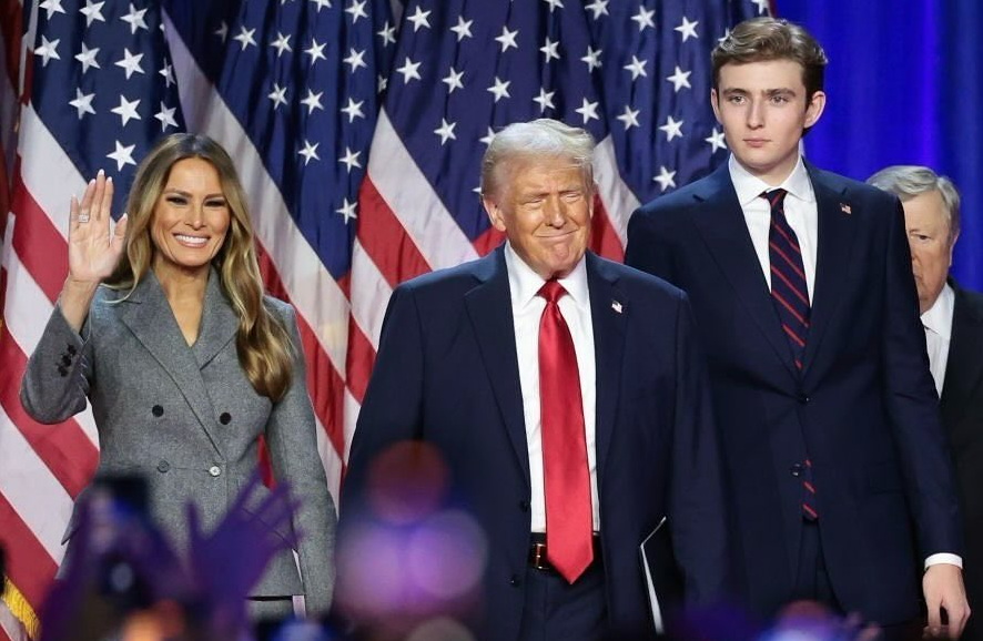 Barron Trump, hijo menor del Donald Trump. Foto: Instagram