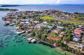 Vista de la Isla Colón, en Bocas del Toro.