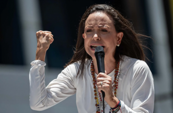 María Corina Machado sobre asilo de Edmundo González. Foto: EFE