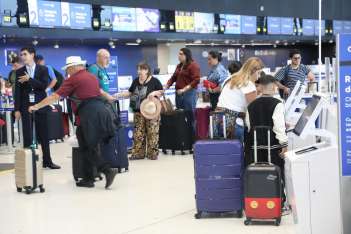 Flujo de pasajeros en el Aeropuerto Internacional de Tocumen.