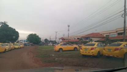 Caravana de taxistas en Santiago, Veraguas.