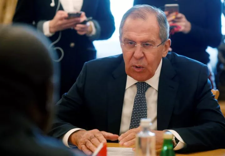 El ministro ruso de Exteriores, Sergei Lavrov. EFE