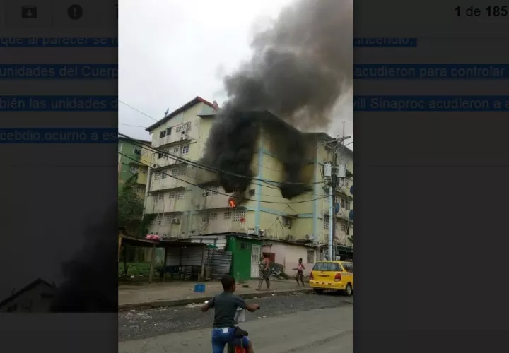 Una familia lo perdió todo debido al incendio, que inició a eso de las 2:00 p.m. 