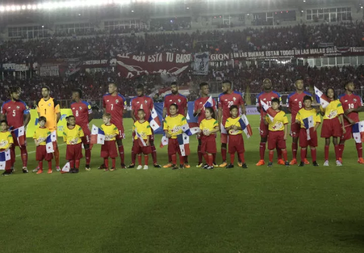 Jugadores de la selección de Panamá. Foto: Anayansi Gamez