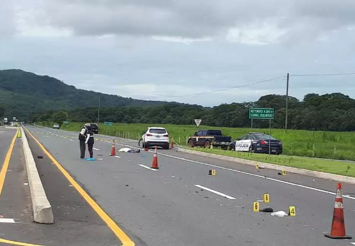 Vista del tramo donde ocurrió la tragedia. 