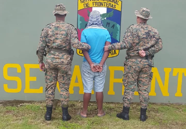 Este es el sujeto capturado.  Foto Cortesía 