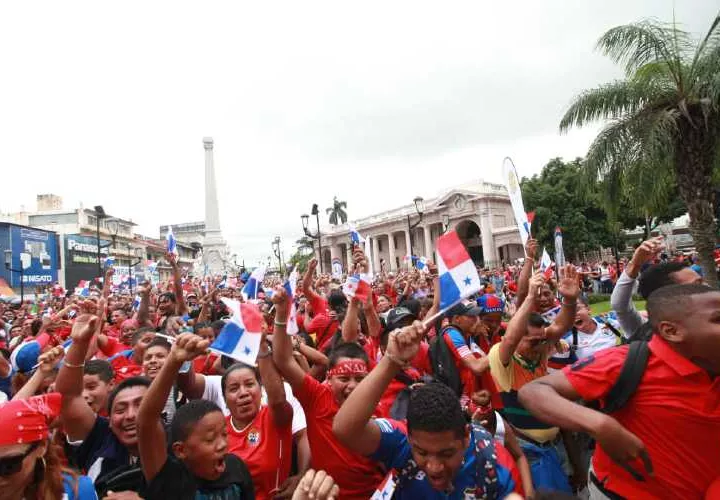 Así celebraron el gol. Foto. Anayansi Gamez