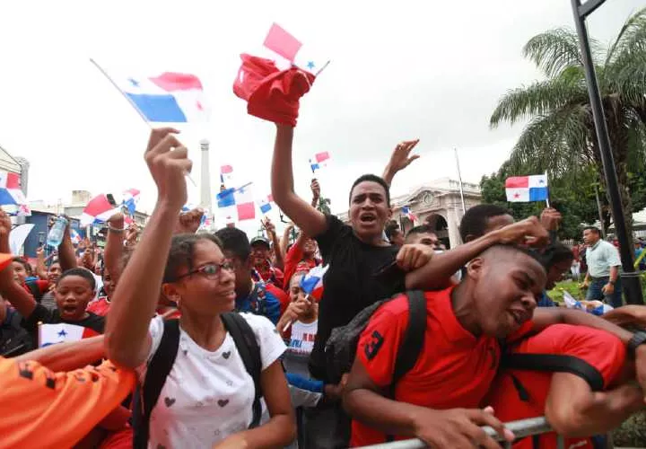 La bandera fue la protagonista. Foto: Anayansi Gamez