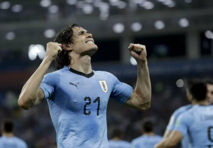 Edinson Cavani viene de marcar dos goles en la victoria de Uruguay sobre Portugal.