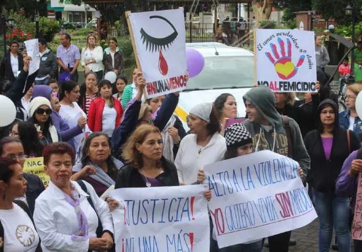 Protestas en Boquete.  Foto Mayra Madrid Corresponsal