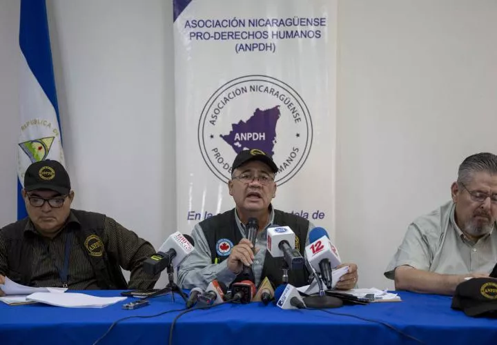 La Asociación Nicaragüense Pro Derechos Humanos presenta informe.  FOTOEFE