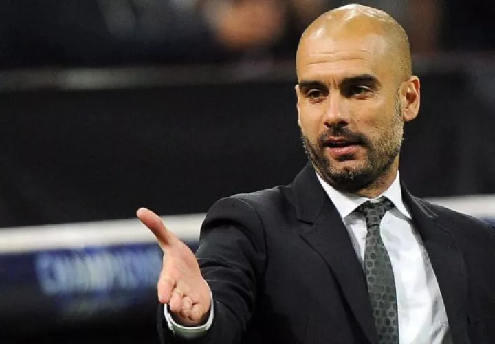 El entrenador del Manchester City, el español Pep Guardiola, se mostró feliz en el fútbol inglés./EFE