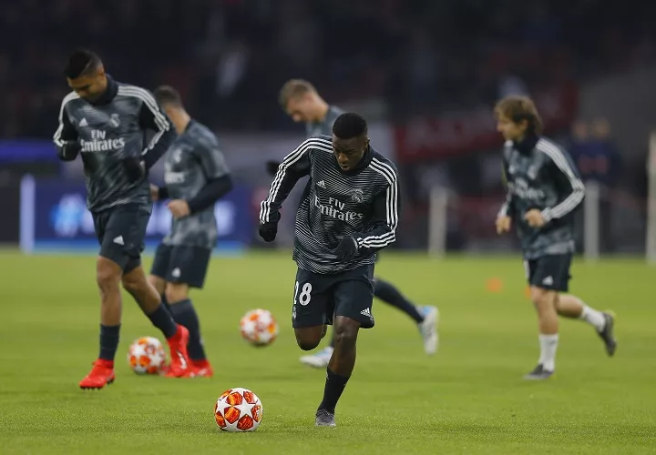 Vinicius, jugador del Real Madrid. Foto: AP