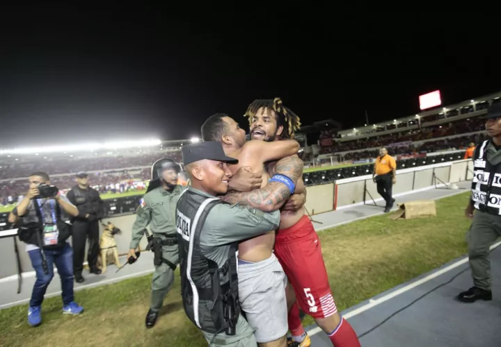 Román Torres anotó el gol con que Panamá se clasificó al Mundial Rusia 2018. / Ana Gamez