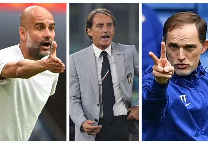 Guardiola, Mancini y Tuchel