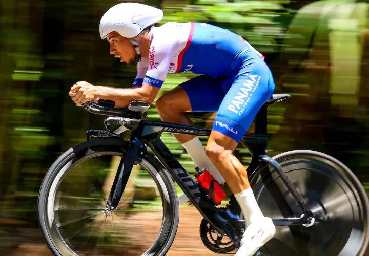 Bolívar Espinosa, primer panameño líder general del tour 2022. Foto: Fepaci