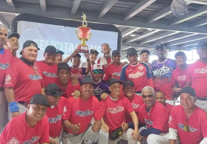 Panamá Metro A, campeón nacional del softbol de 65 años y más. Foto: Cortesía