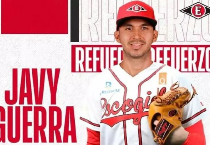 Javy Guerra, pitcher panameño. Foto: Leones del Escogido