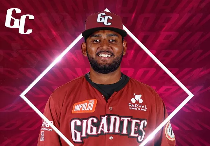 Enrique Burgos ha tenido una buena temporada con los Gigantes del Cibao. Foto: Cortesía