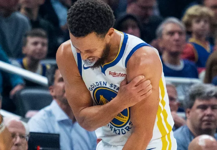 Stephen Curry se perderá varias semanas. Foto: EFE