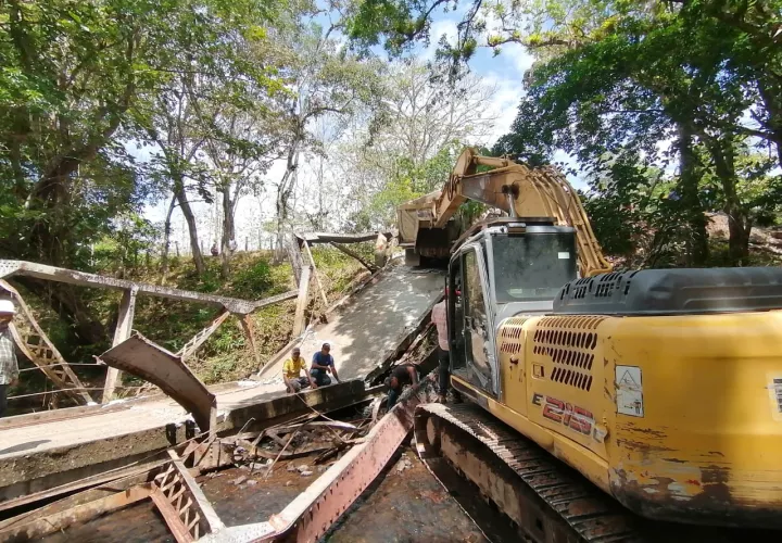 Puente colapsado en Coclé 