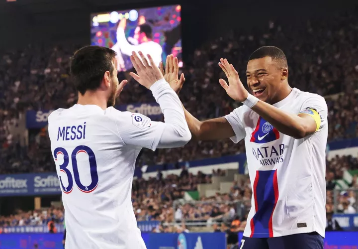 Messi y Mbappé