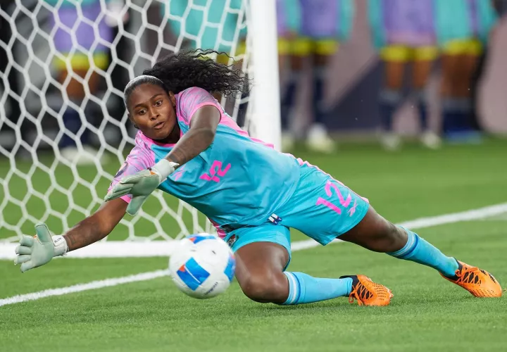 Yenith Bailey, arquera de la selección panameña. /Foto: Fepafut