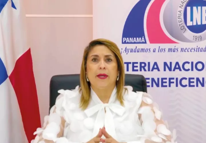 Directora General de la Lotería Nacional de Beneficencia, Saquina Jaramillo.