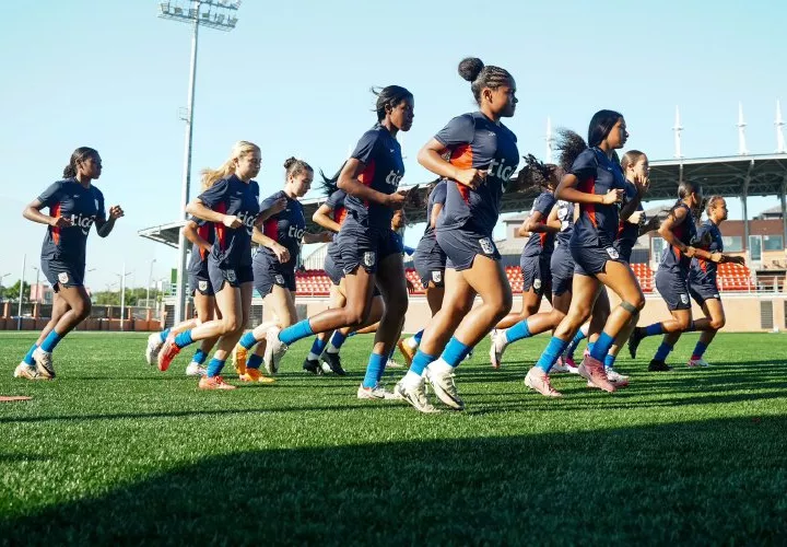 Entrenamiento de la Selección Sub-20 Femenina.