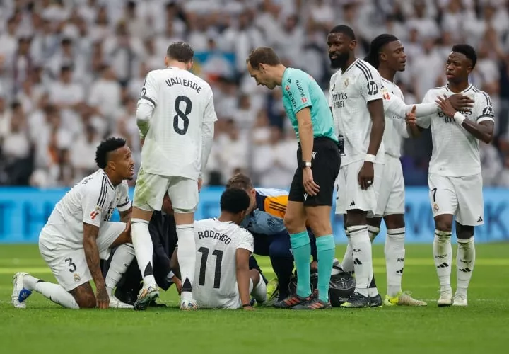 El Real Madrid tuvo tres lesionados en su último juego. Foto: EFE