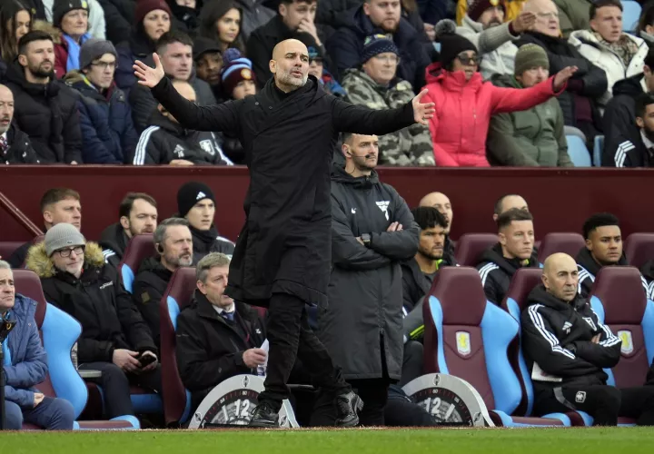 Pep Guardiola, técnico del Manchester City.