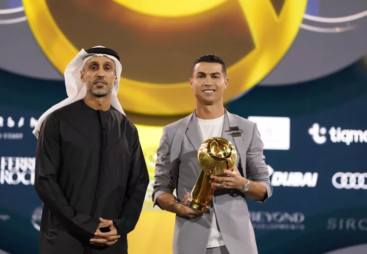 Cristiano Ronaldo, reconocido en los premios Globe Soccer Awards. /EFE