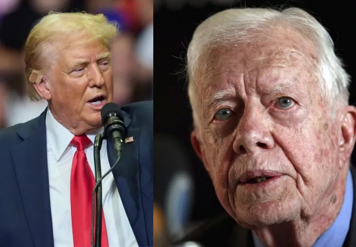 Donald Trump, condolencias, muerte, Jimmy Carter