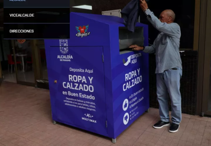 Programa ‘Déjala ir’ dispone de 8 puntos en instalaciones municipales para colectar ropa. Foto: Cortesía