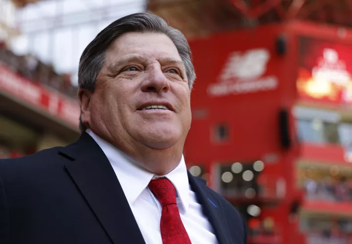 Fotografía de archivo del entrenador mexicano Miguel Herrera. EFE/Alex Cruz ARCHIVO